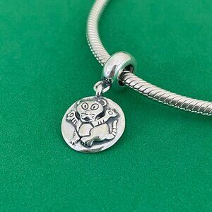 Authentic Pandora Sterling Silver "Chinese Zodiac Tiger" Dangle Charm
